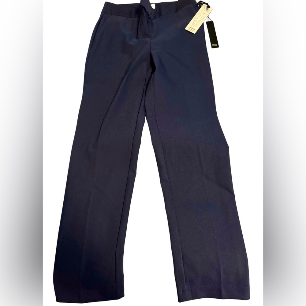 NWT Navy Blue Nicole Miller New York Skinny Leg Dress Pant